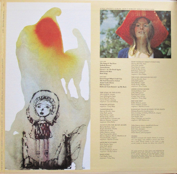 John Simon ~ John Simon's Album (Vinyl) - Djungel & Jazz