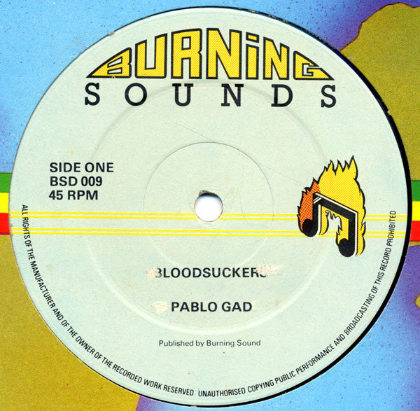 Pablo Gad : Blood Suckers / Jail House Pressure (12")