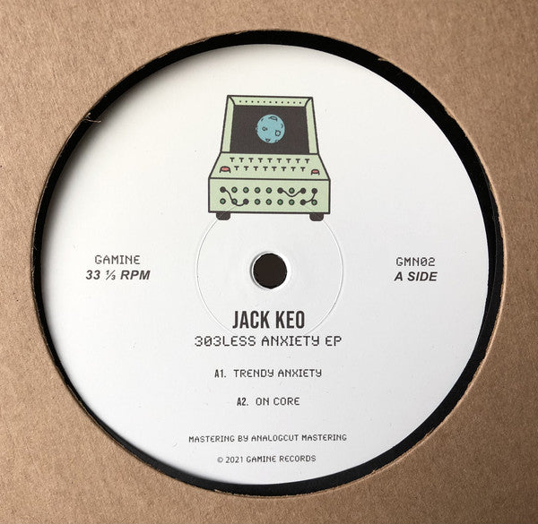 Jack Keo ~ 303less Anxiety EP (Vinyl) - Djungel & Jazz