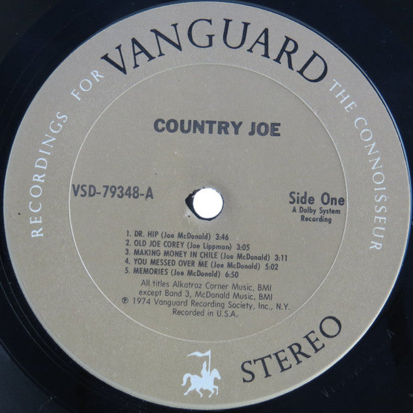 Country Joe ~ Country Joe (Vinyl) - Djungel & Jazz