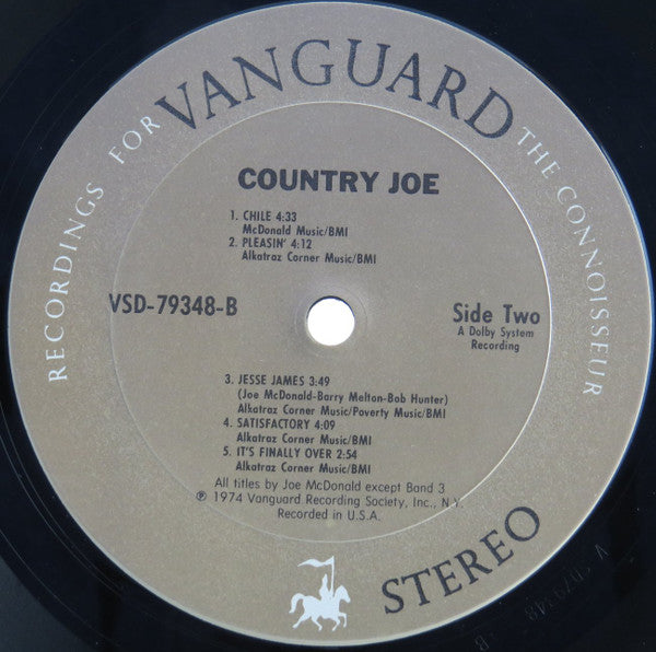 Country Joe ~ Country Joe (Vinyl) - Djungel & Jazz