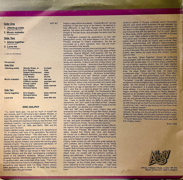Eric Dolphy ~ Music Matador (Vinyl) - Djungel & Jazz