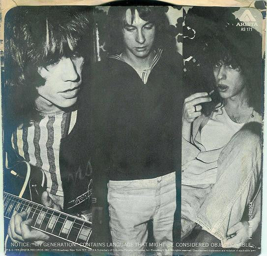 Patti Smith Group ~ Gloria / My Generation (Vinyl) - Djungel & Jazz