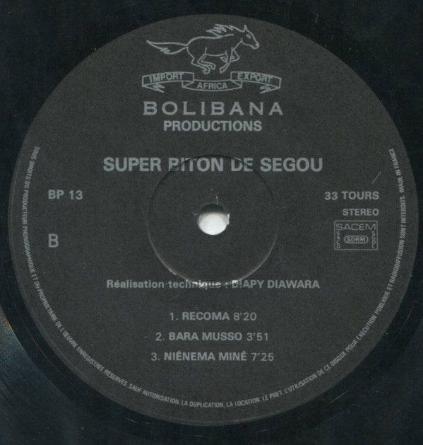 Super Biton De Ségou ~ Afro Jazz Du Mali (Vinyl) - Djungel & Jazz