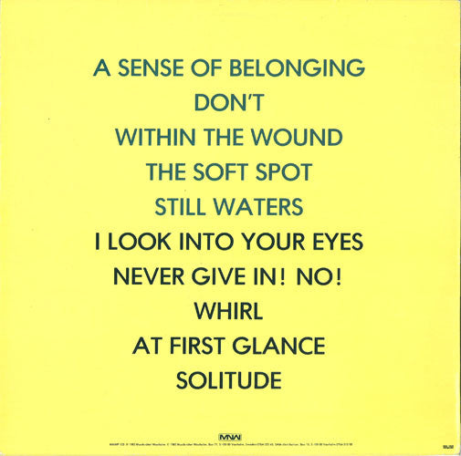 Global Infantilists ~ A Sense Of Belonging (Vinyl) - Djungel & Jazz