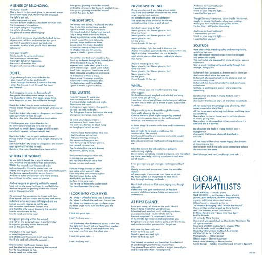Global Infantilists ~ A Sense Of Belonging (Vinyl) - Djungel & Jazz