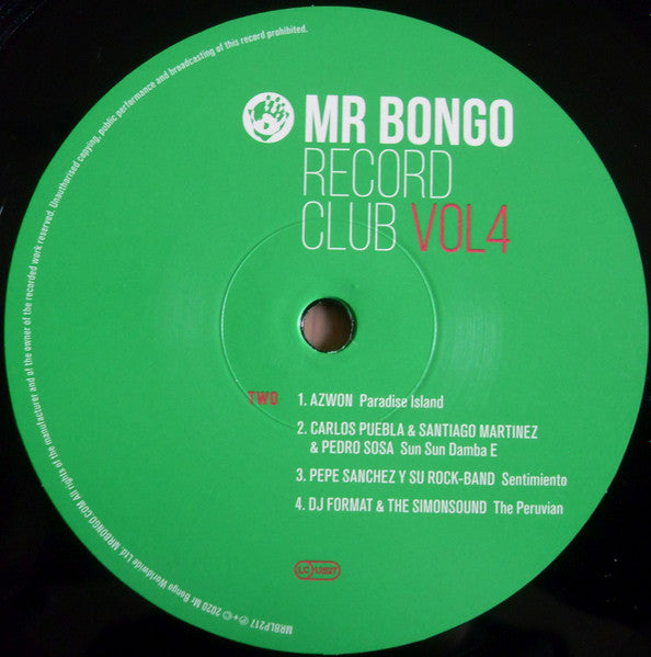 Various ~ Mr Bongo Record Club Volume Four (Vinyl) - Djungel & Jazz