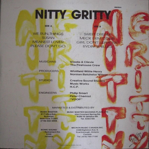 Nitty Gritty : Nitty Gritty (LP, RP)
