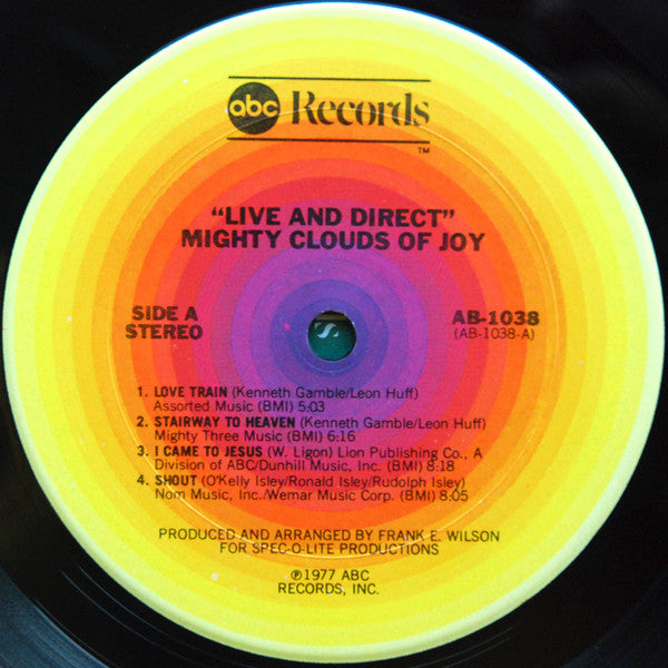 The Mighty Clouds Of Joy ~ Live And Direct (Vinyl) - Djungel & Jazz