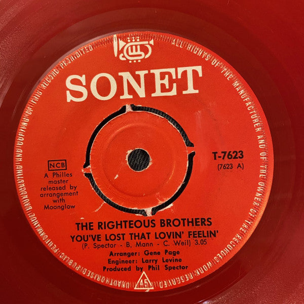 The Righteous Brothers ~ You've Lost That Lovin' Feelin' / There's A Woman (Vinyl) - Djungel & Jazz