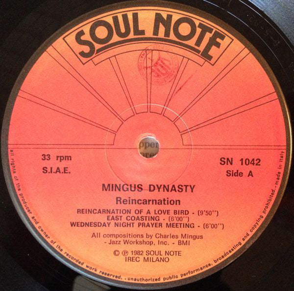Mingus Dynasty ~ Reincarnation (Vinyl) - Djungel & Jazz