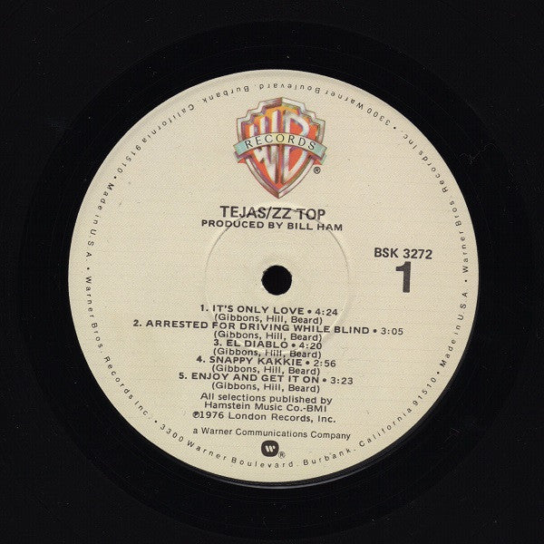 ZZ Top ~ Tejas (Vinyl) - Djungel & Jazz