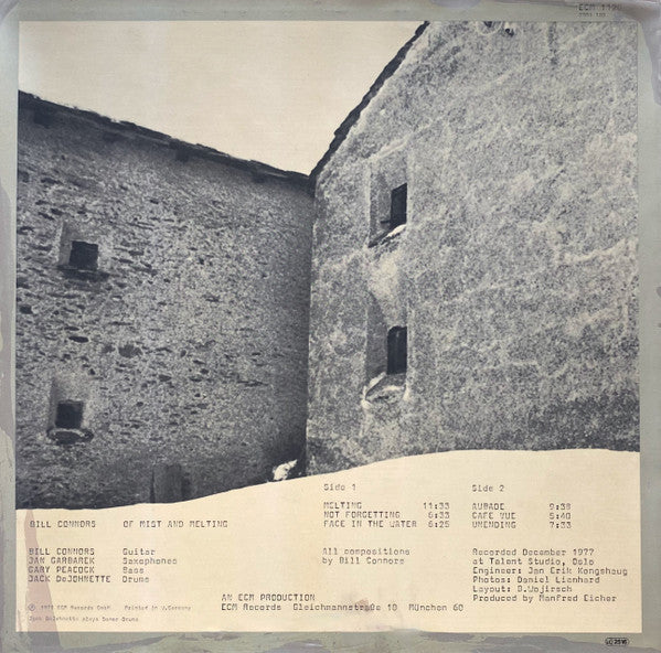 Bill Connors ~ Of Mist And Melting (Vinyl) - Djungel & Jazz