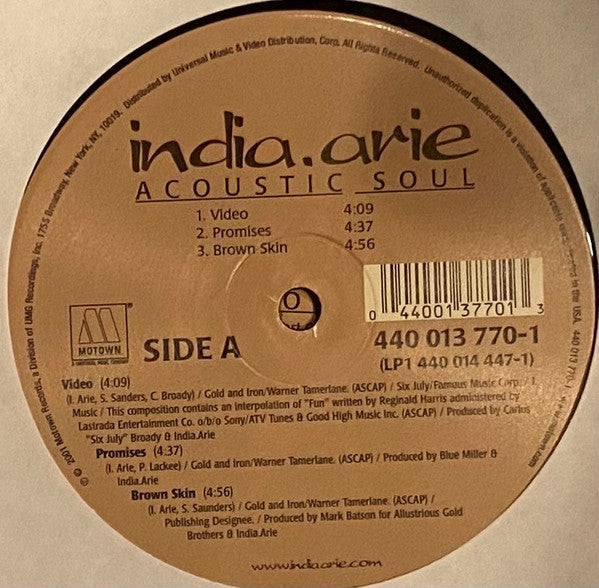 India.Arie ~ Acoustic Soul (Vinyl) - Djungel & Jazz