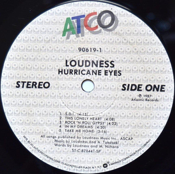 Loudness ~ Hurricane Eyes (Vinyl) - Djungel & Jazz