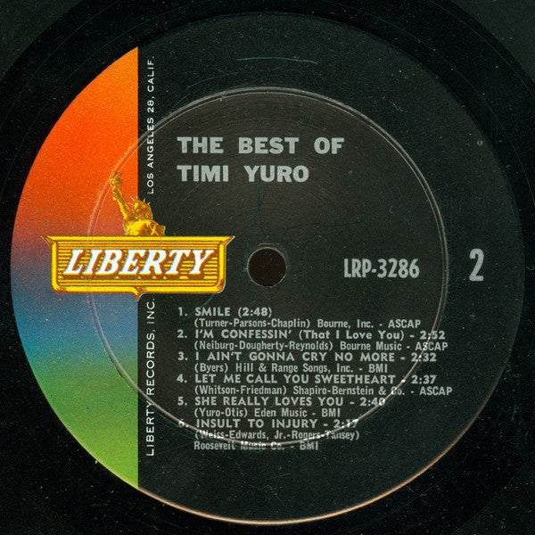 Timi Yuro ~ The Best Of Timi Yuro (Vinyl) - Djungel & Jazz