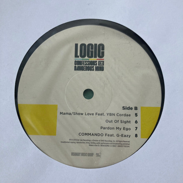Logic (27) : Confessions Of A Dangerous Mind (2xLP, Album)