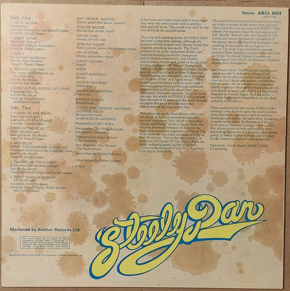 Steely Dan ~ Can't Buy A Thrill (Vinyl) - Djungel & Jazz