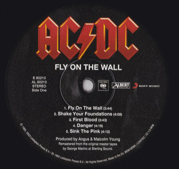 AC/DC ~ Fly On The Wall (Vinyl) - Djungel & Jazz