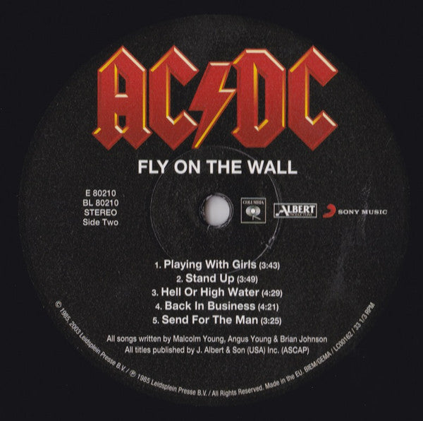 AC/DC ~ Fly On The Wall (Vinyl) - Djungel & Jazz