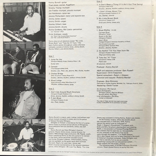 Kenny Burrell ~ Ellington Is Forever (Vinyl) - Djungel & Jazz