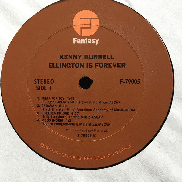 Kenny Burrell ~ Ellington Is Forever (Vinyl) - Djungel & Jazz