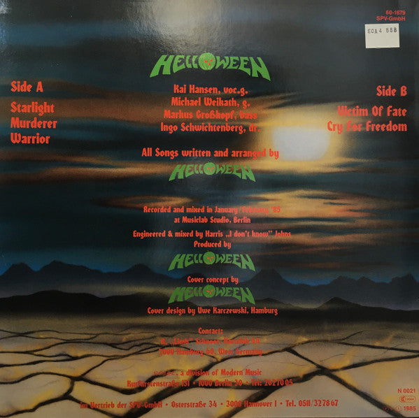 Helloween ~ Helloween (Vinyl) - Djungel & Jazz