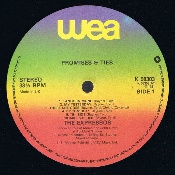 Expressos ~ Promises And Ties (Vinyl) - Djungel & Jazz