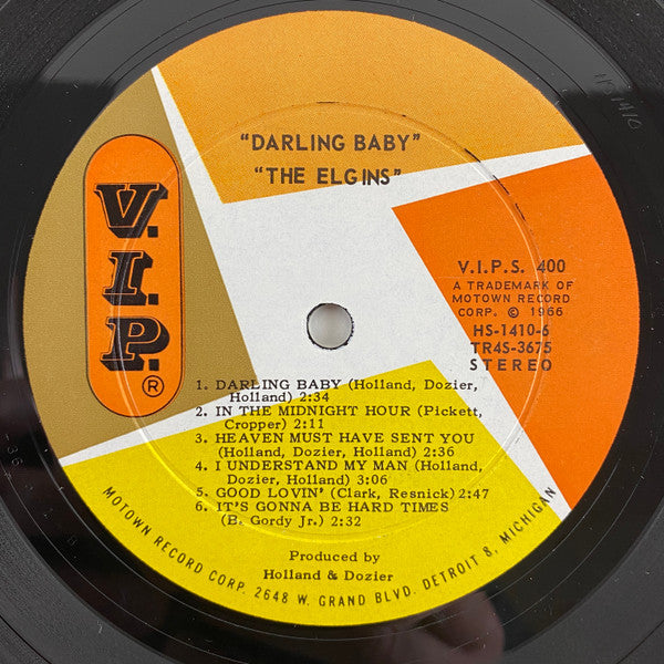 The Elgins ~ Darling Baby (Vinyl) - Djungel & Jazz