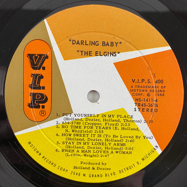 The Elgins ~ Darling Baby (Vinyl) - Djungel & Jazz