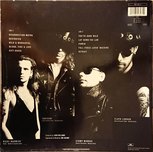 The Almighty ~ Blood, Fire & Love (Vinyl) - Djungel & Jazz