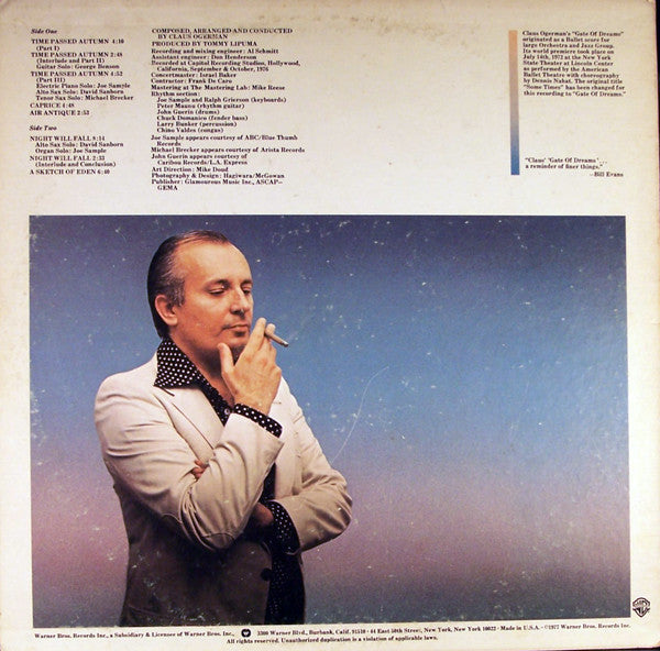 The Claus Ogerman Orchestra ~ Gate Of Dreams (Vinyl) - Djungel & Jazz