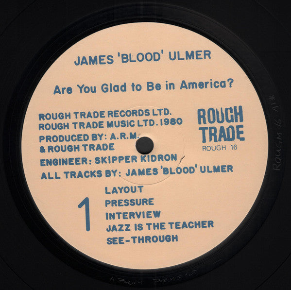James Blood Ulmer ~ Are You Glad To Be In America? (Vinyl) - Djungel & Jazz