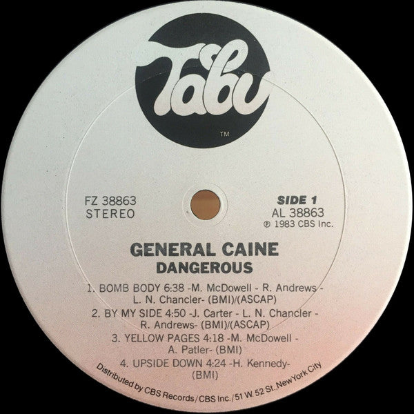 General Caine ~ Dangerous (Vinyl) - Djungel & Jazz