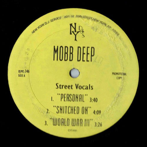 Mobb Deep ~ Personal / Snitched On (Vinyl) - Djungel & Jazz
