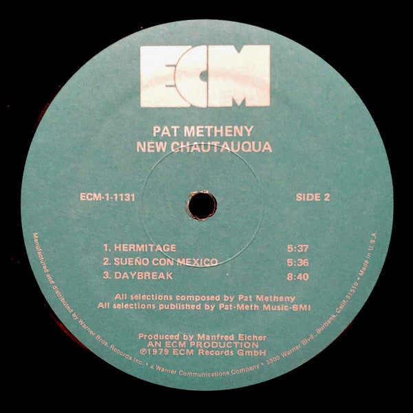 Pat Metheny : New Chautauqua (LP, Album)
