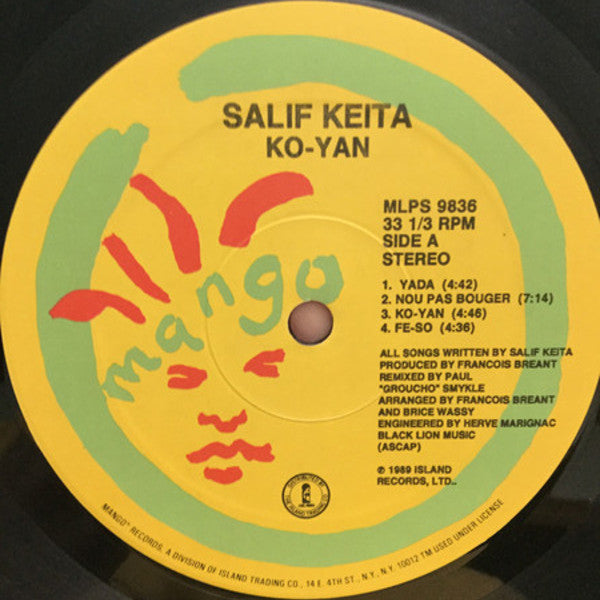 Salif Keita ~ Ko-Yan (Vinyl) - Djungel & Jazz