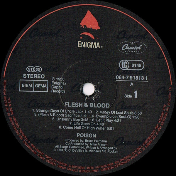 Poison ~ Flesh & Blood (Vinyl) - Djungel & Jazz