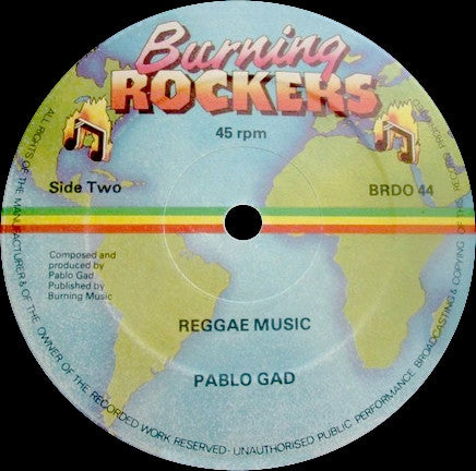 Pablo Gad : Black Before Creation / Reggae Music (12")