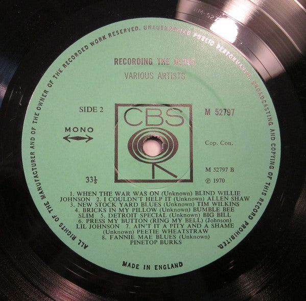 Various ~ Recording The Blues (Vinyl) - Djungel & Jazz