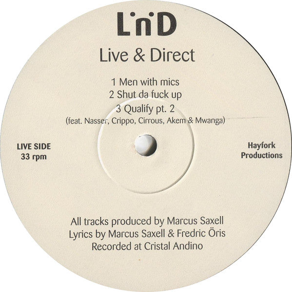 Live & Direct , Sneaky Squad ~ Southswed...ish (Vinyl) - Djungel & Jazz