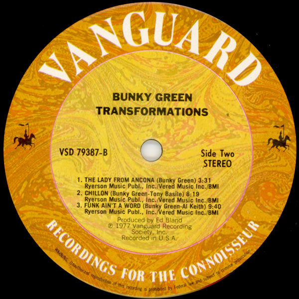 Bunky Green : Transformations (LP, Album)