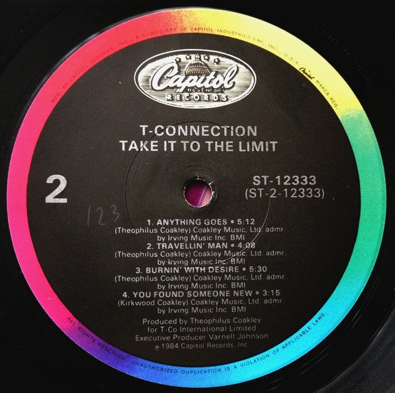 T-Connection ~ Take It To The Limit (Vinyl) - Djungel & Jazz