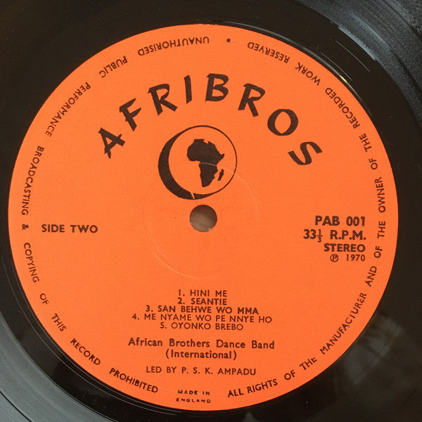 African Brothers Dance Band (International) ~ African Brothers Dance Band (International) (Vinyl) - Djungel & Jazz