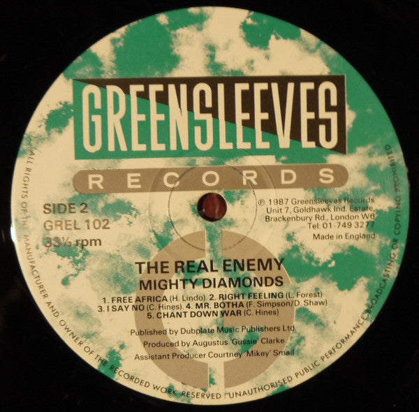 The Mighty Diamonds : The Real Enemy (LP, Album)