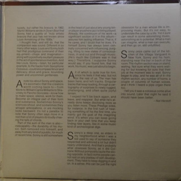 Sonny Rollins ~ Sonny Rollins (Vinyl) - Djungel & Jazz