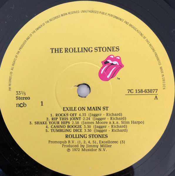 The Rolling Stones ~ Exile On Main St (Vinyl) - Djungel & Jazz
