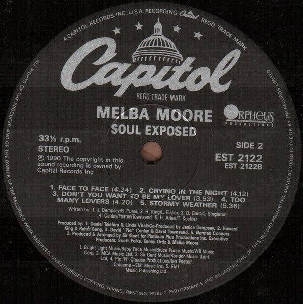 Melba Moore ~ Soul Exposed (Vinyl) - Djungel & Jazz