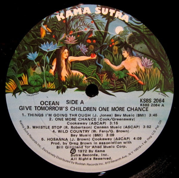 Ocean ~ Give Tomorrow's Children One More Chance (Vinyl) - Djungel & Jazz