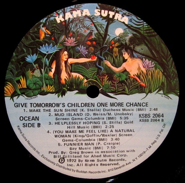 Ocean ~ Give Tomorrow's Children One More Chance (Vinyl) - Djungel & Jazz